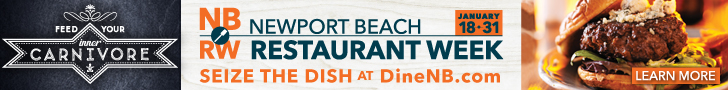 Newport Beach Restaurant Week - January 18-31